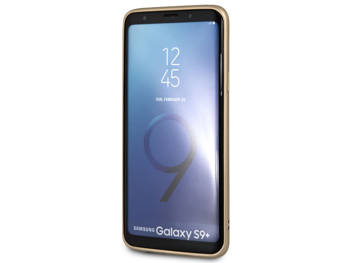 Guess Monogram Case Grijs - Samsung Galaxy S9+ hoesje