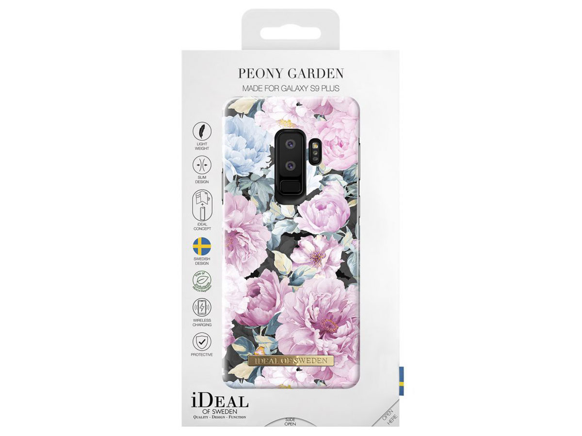 iDeal of Sweden Peony Garden Case - Galaxy S9+ hoesje