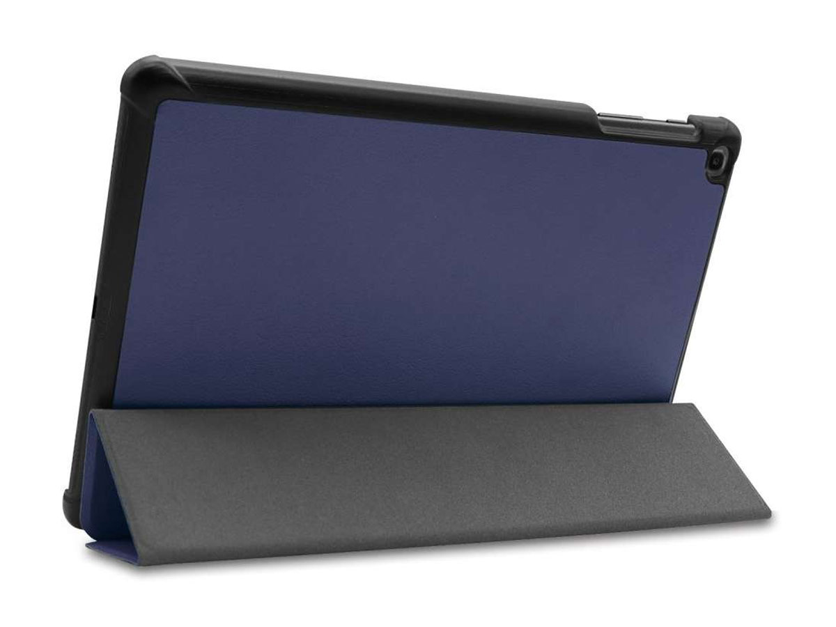 Smart Tri-Fold Bookcase Blauw - Samsung Galaxy Tab A 10.1 (2019) Hoesje