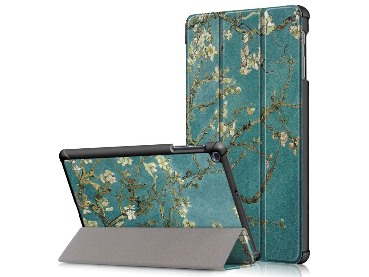 Smart Tri-Fold Bookcase Floral - Samsung Galaxy Tab A 10.1 (2019) Hoesje