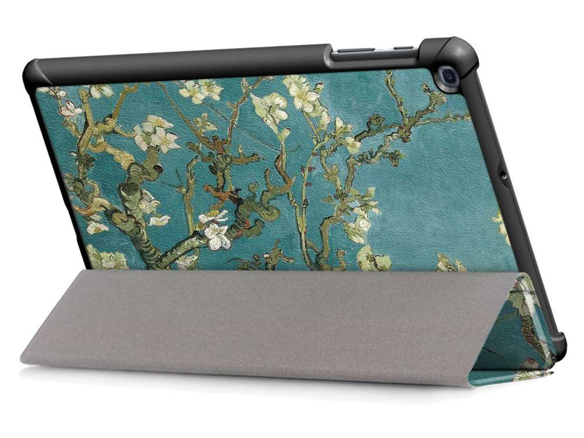 Smart Tri-Fold Bookcase Floral - Samsung Galaxy Tab A 10.1 (2019) Hoesje