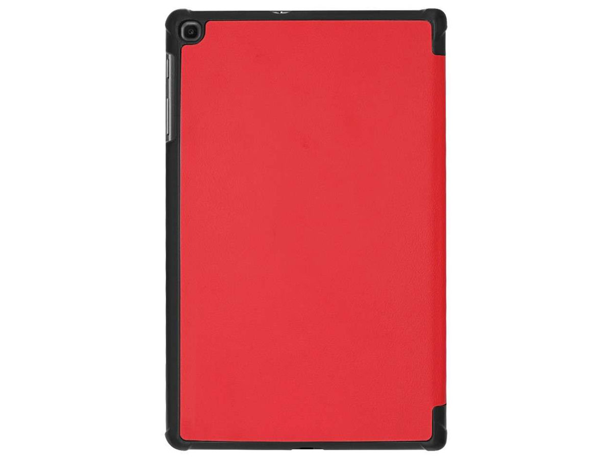 Smart Tri-Fold Bookcase Rood - Samsung Galaxy Tab A 10.1 (2019) Hoesje