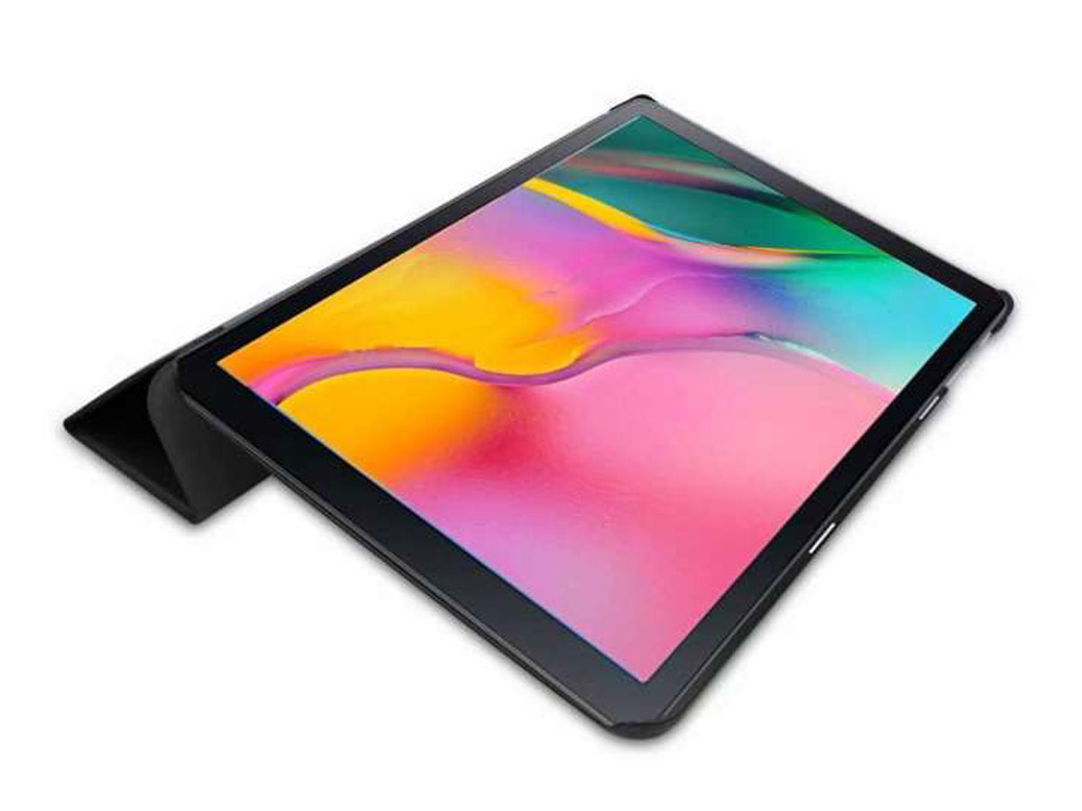 Smart Tri-Fold Bookcase Zwart - Samsung Galaxy Tab S5e Hoesje