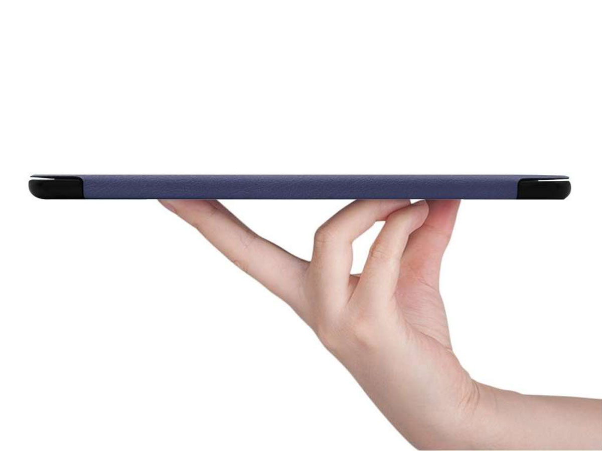 Smart Tri-Fold Bookcase Blauw - Samsung Galaxy Tab S6 Hoesje