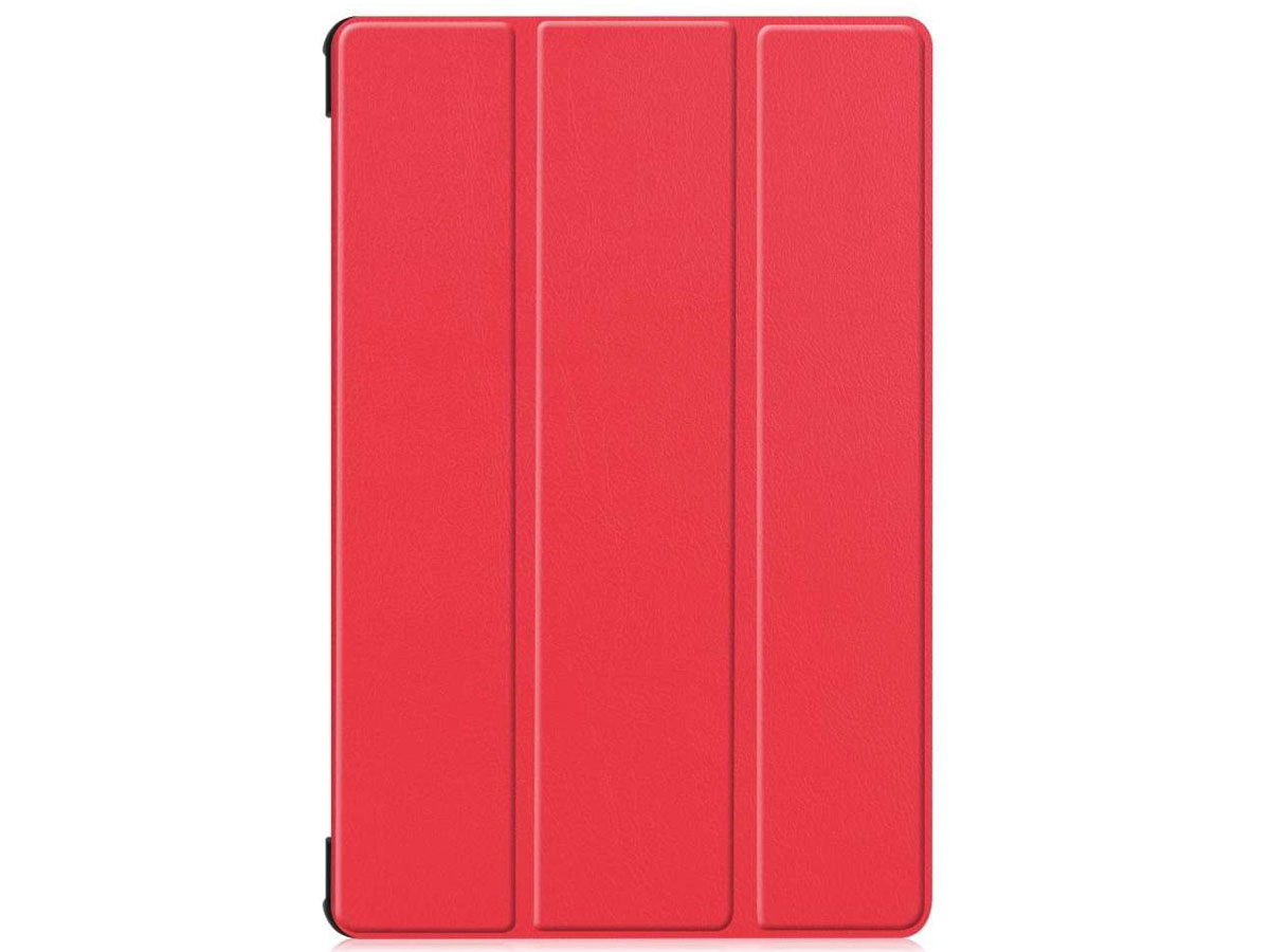 Smart Tri-Fold Bookcase Rood - Samsung Galaxy Tab S6 Hoesje