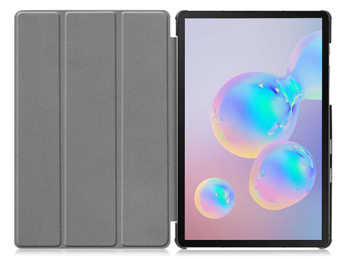 Smart Tri-Fold Bookcase Rood - Samsung Galaxy Tab S6 Hoesje
