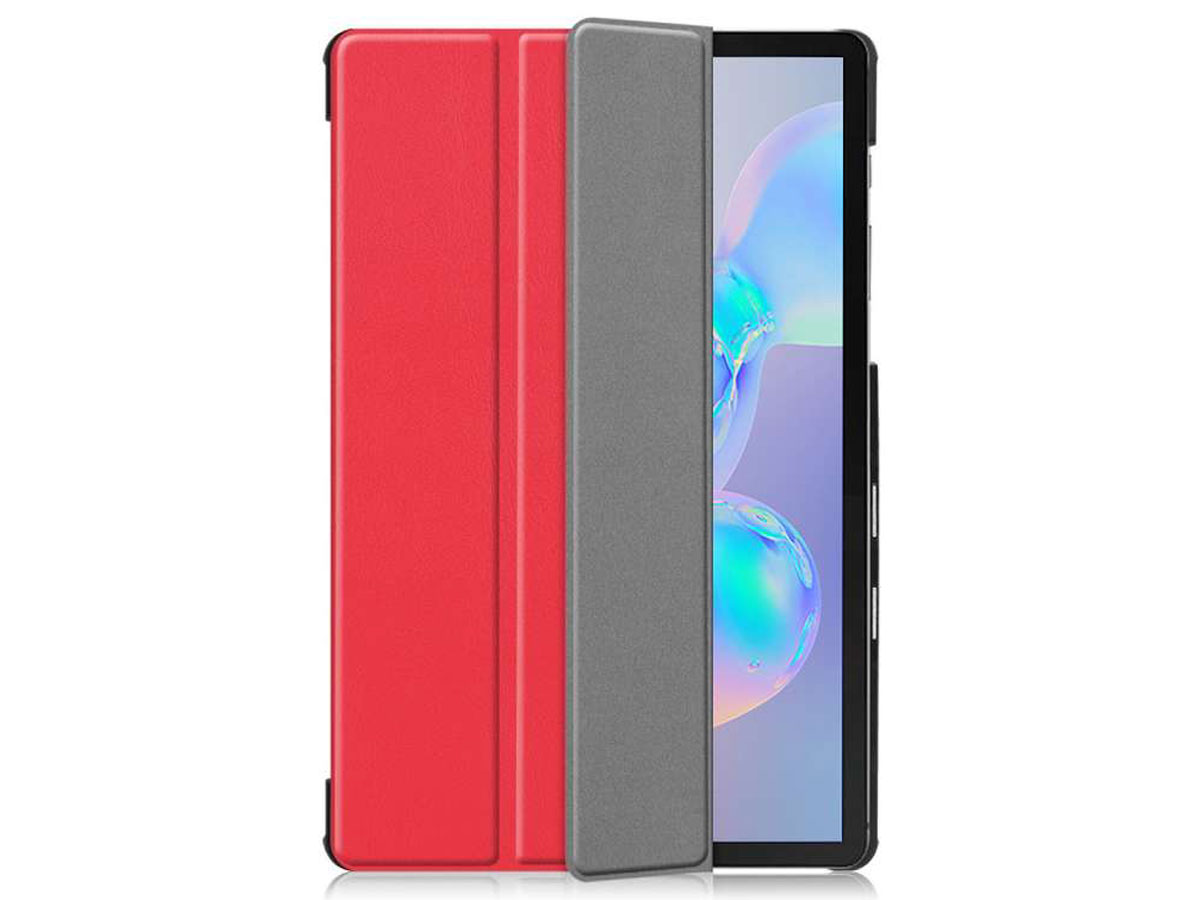 Smart Tri-Fold Bookcase Rood - Samsung Galaxy Tab S6 Hoesje