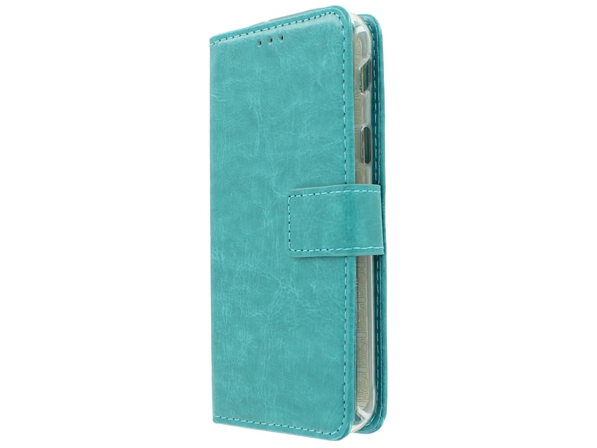 Wallet Bookcase Turquoise - Samsung Galaxy Xcover 4s hoesje