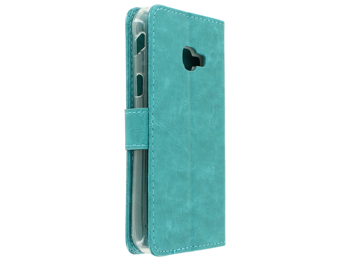 Wallet Bookcase Turquoise - Samsung Galaxy Xcover 4s hoesje