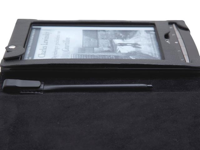 Gecko Kunstleren Case met Lampje voor Sony Reader PRS-T1