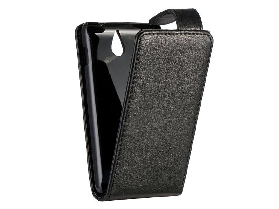 Business Leather Flip Case - Hoesje voor Sony Xperia E1
