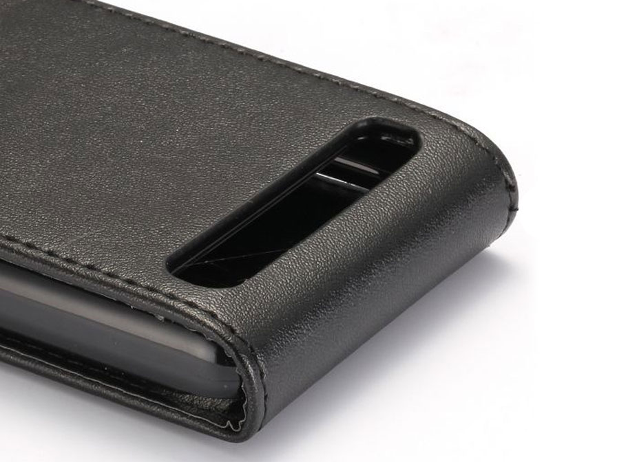 Business Leather Flip Case - Hoesje voor Sony Xperia E1