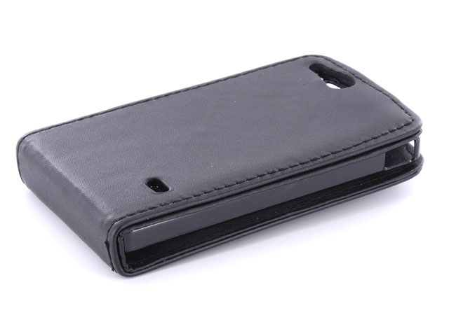 Business Leather Case voor Sony Xperia Go (ST27i)