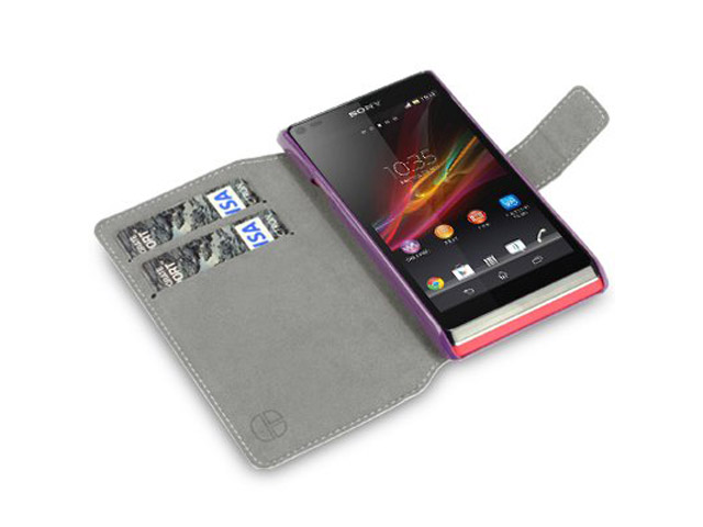 Covert UltraSlim Sideflip Case Hoesje voor Sony Xperia L