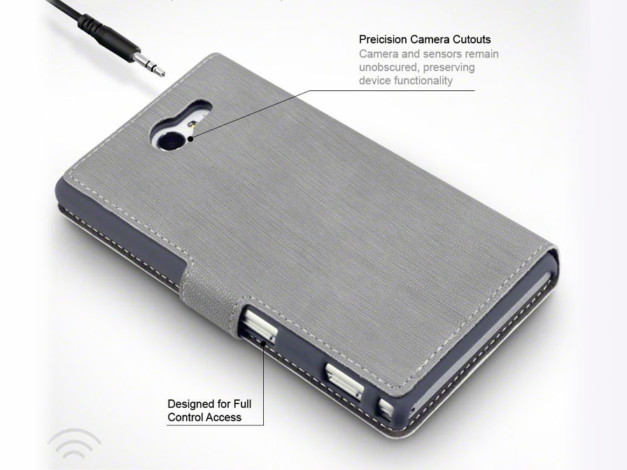 Covert UltraSlim Book Case - Hoesje voor Sony Xperia M2