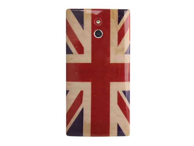 Great Brittain Vintage Case - Sony Xperia P hoesje
