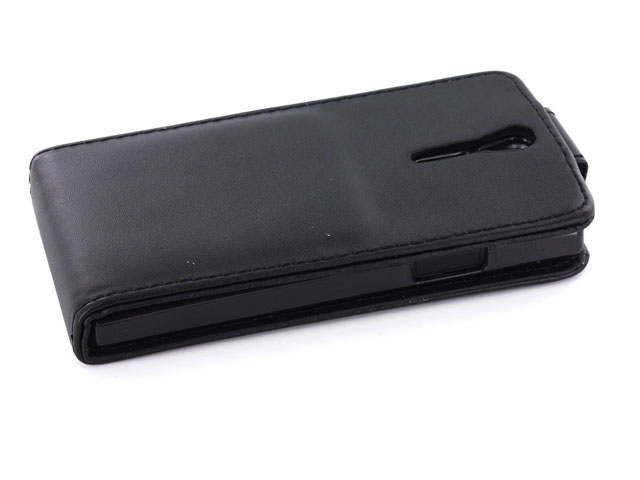 Business Leather Flip Case voor Sony Xperia S