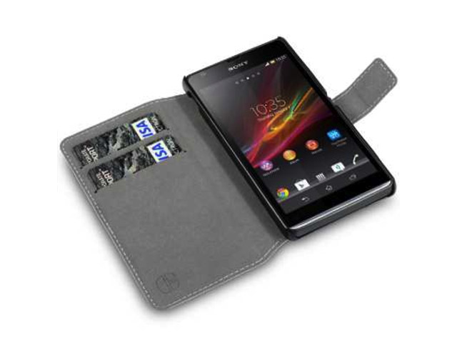 Covert UltraSlim Sideflip Case Hoesje voor Sony Xperia SP