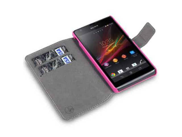 Covert UltraSlim Sideflip Case Hoesje voor Sony Xperia SP