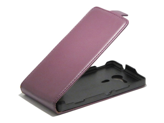 Slim Elegant Leather Case voor Sony Xperia SP