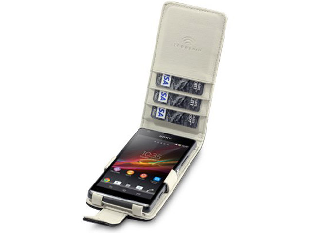 CaseBoutique Leren Topflip Case Hoesje voor Sony Xperia SP