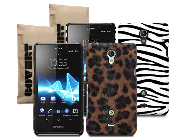 Covert Safari Back Case Hoesje voor Sony Xperia T