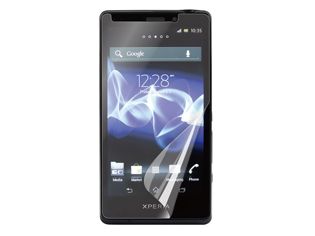 Muvit Screenprotector (2-pack) voor Sony Xperia T (LT30i)