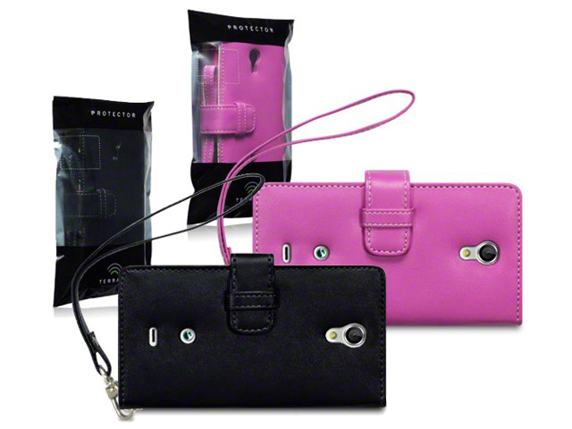 CaseBoutique Wallet Case met Bloemmotief Voering voor Sony Xperia T