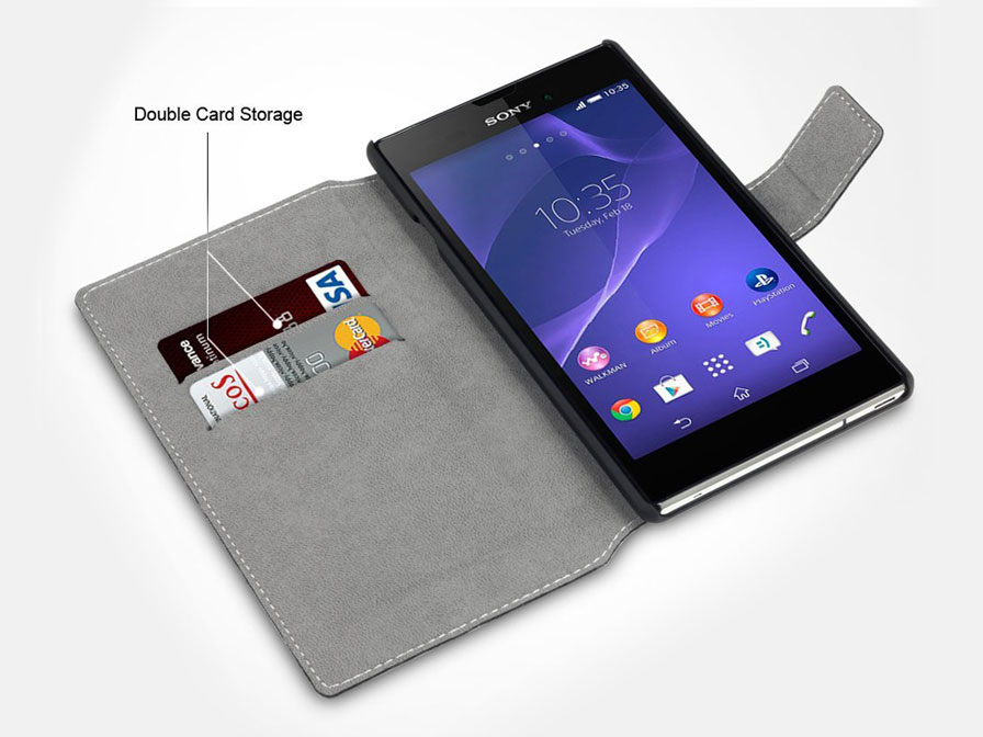 Covert UltraSlim Book Case - Hoesje voor Sony Xperia T3