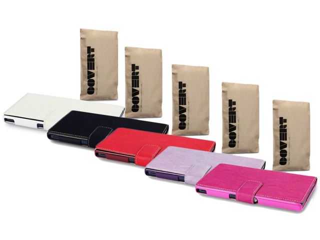 Covert UltraSlim Sideflip Case Hoesje voor Sony Xperia Z