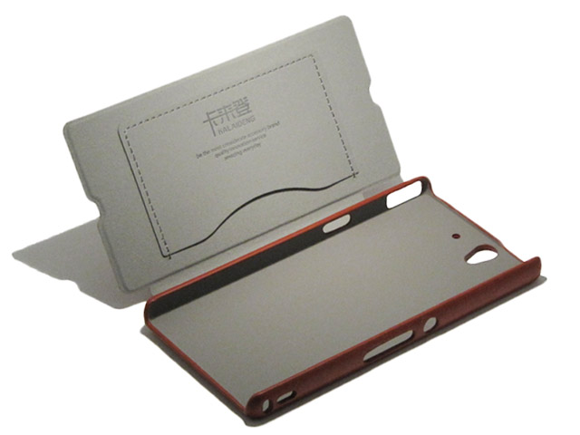 KLD Enland Series UltraSlim Sideflip Case voor Sony Xperia Z