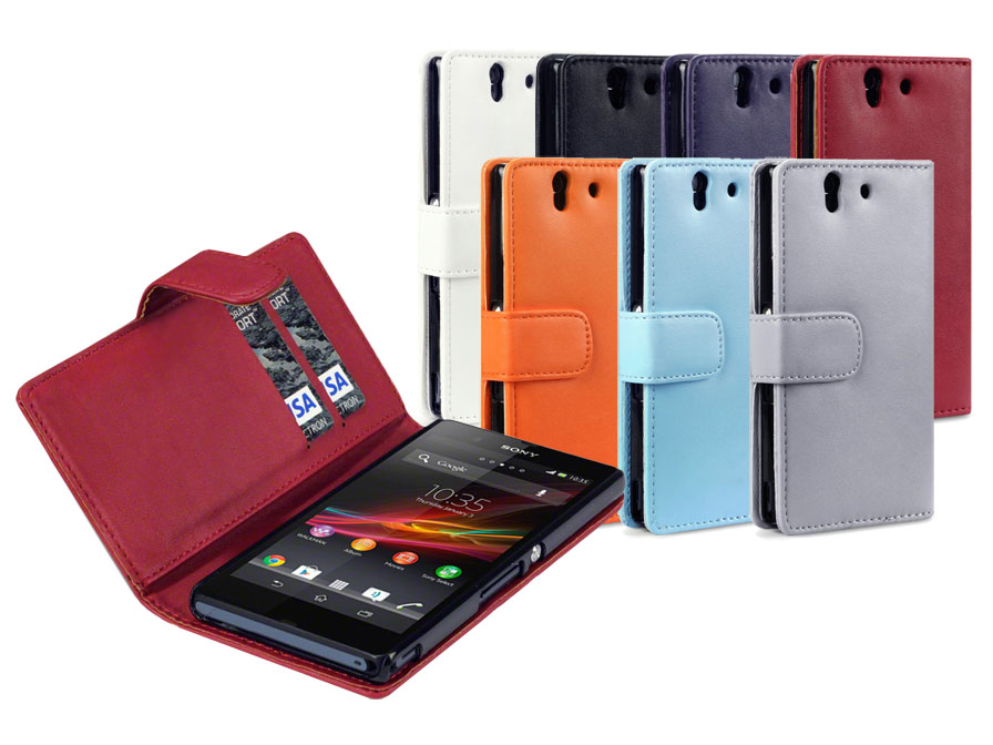 Doorlaatbaarheid Vijandig Hoofd Qubits Wallet Case - Hoesje voor Sony Xperia Z