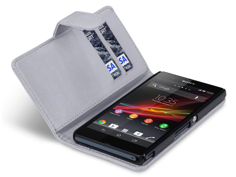 Qubits Wallet Case - Hoesje voor Sony Xperia Z