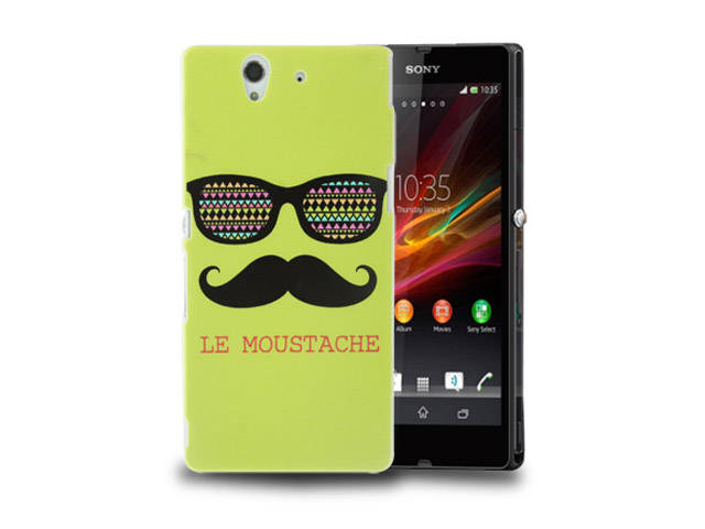 Moustache Sunglasses Fashion Hard Case voor Sony Xperia Z