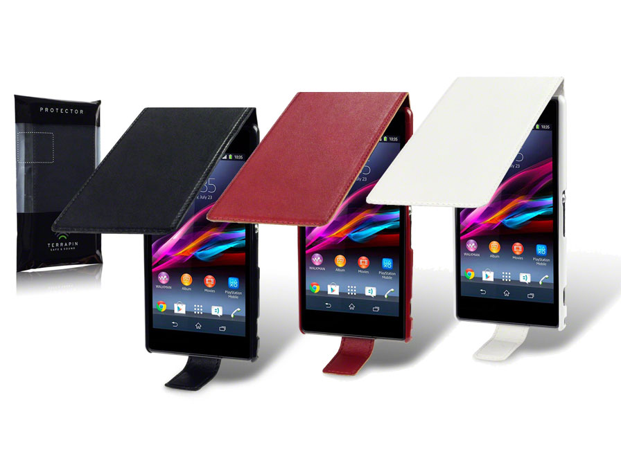 CaseBoutique UltraSlim Topflip Case Hoesje voor Sony Xperia Z1