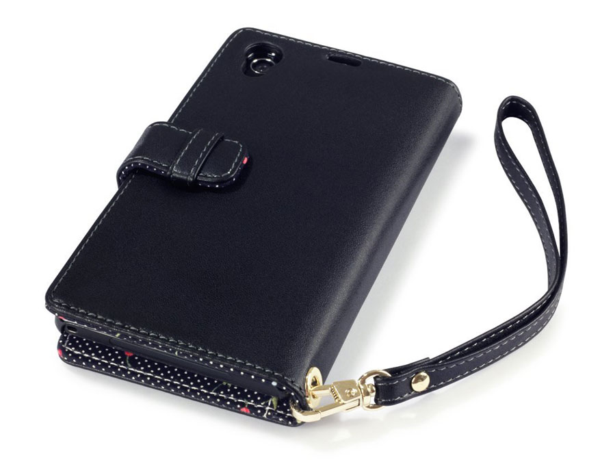 CaseBoutique Wallet Case met Bloemmotief Voering voor Sony Xperia Z1