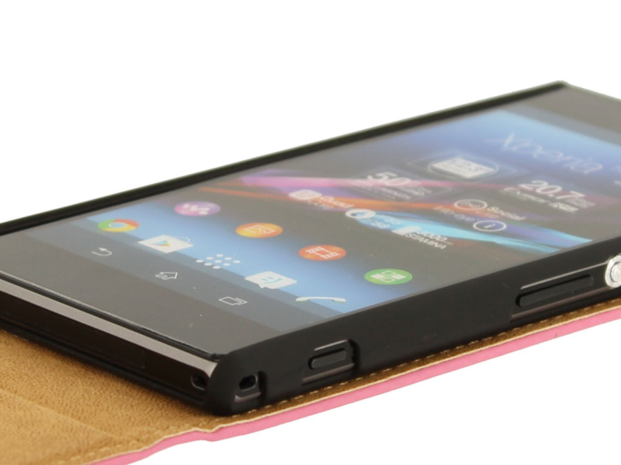 Classic Flip Case Hoesje voor Sony Xperia Z1