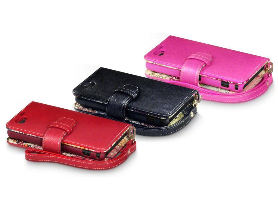 CaseBoutique Lily Wallet Case - Hoesje voor Sony Xperia Z1 Compact
