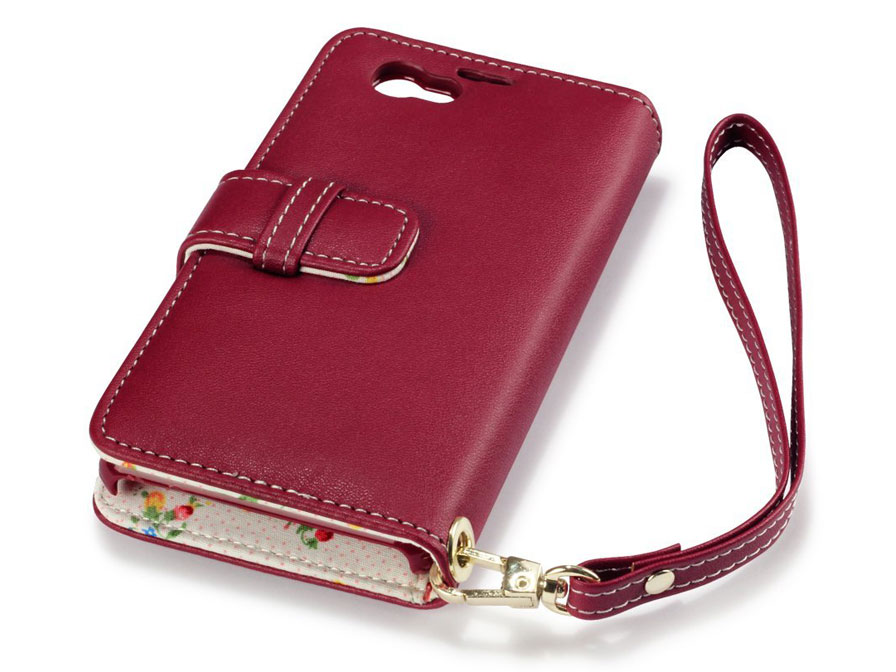 CaseBoutique Wallet Case met Bloemmotief Voering Sony Xperia Z1 Compac