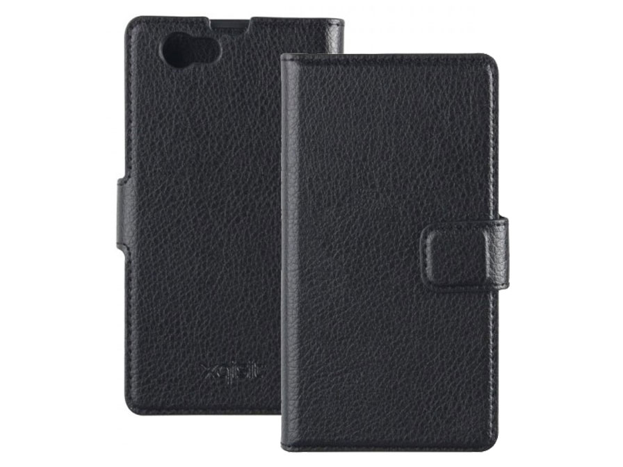 Xqisit Kunstleren Wallet Case Mapje voor Sony Xperia Z1 Compact