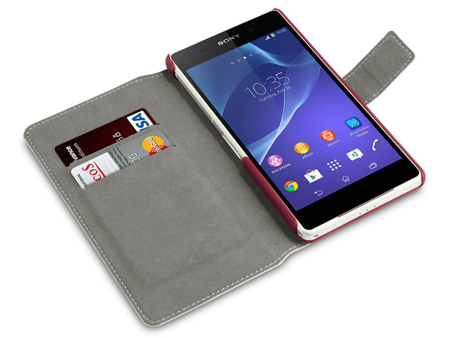 De Kamer kans Snikken Covert UltraSlim Book Case - Hoesje voor Sony Xperia Z2