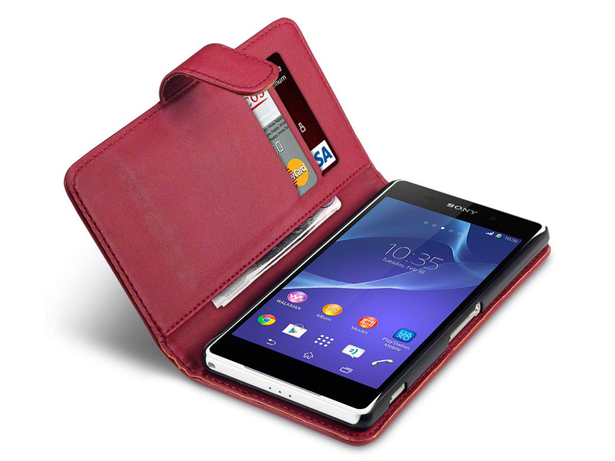 Qubits Wallet Case - Hoesje voor Sony Xperia Z2