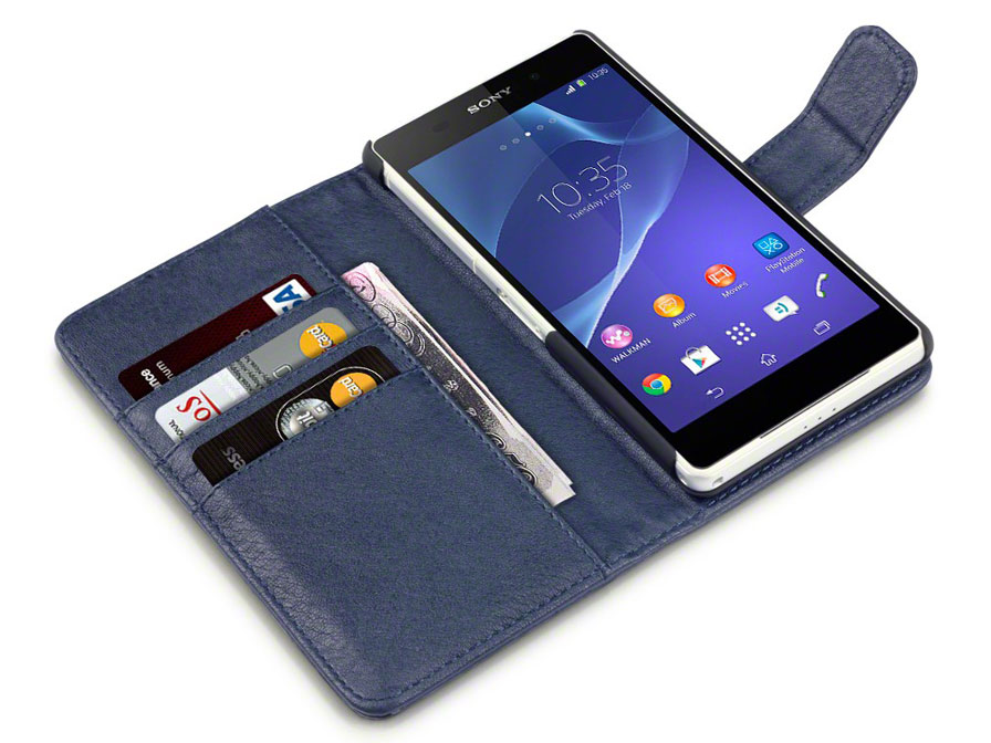 CaseBoutique Leather Wallet Case - Hoesje voor Sony Xperia Z2