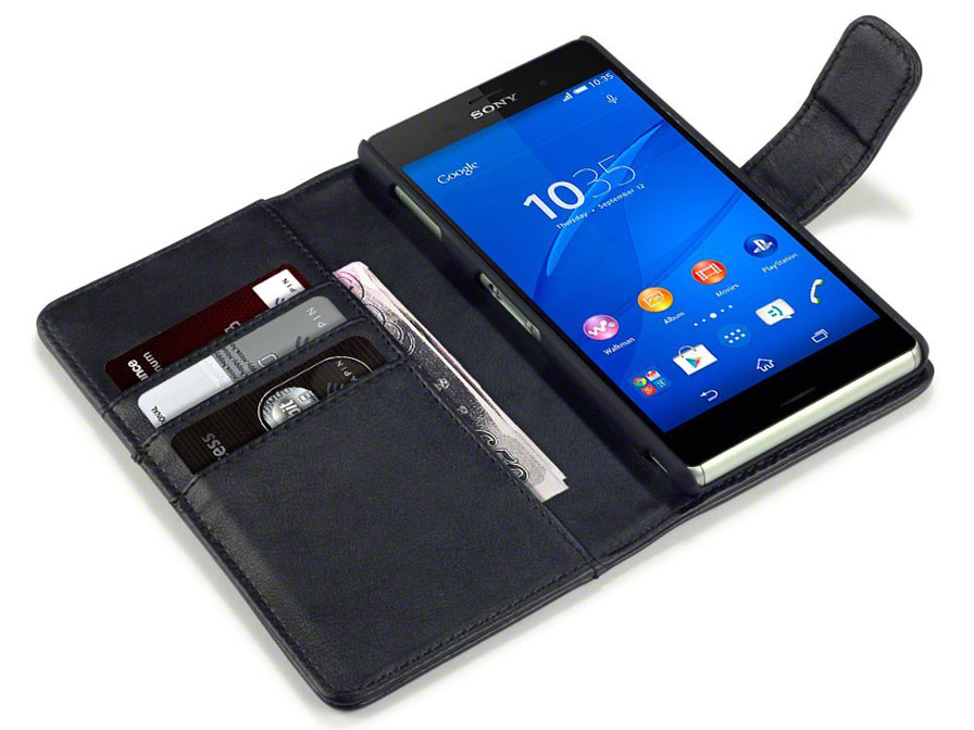 CaseBoutique Leather Wallet Case - Hoesje voor Sony Xperia Z3