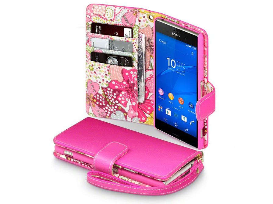 CaseBoutique Lily Wallet Case - Hoesje voor Sony Xperia Z3