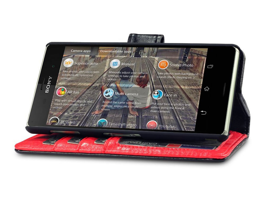 CaseBoutique Sterling Wallet Stand Case - Sony Xperia Z3 hoesje