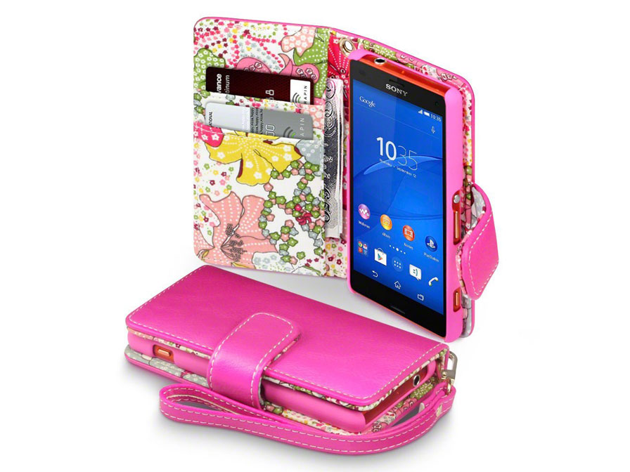 CaseBoutique Lily Wallet Case - Sony Xperia Z3 Compact hoesje