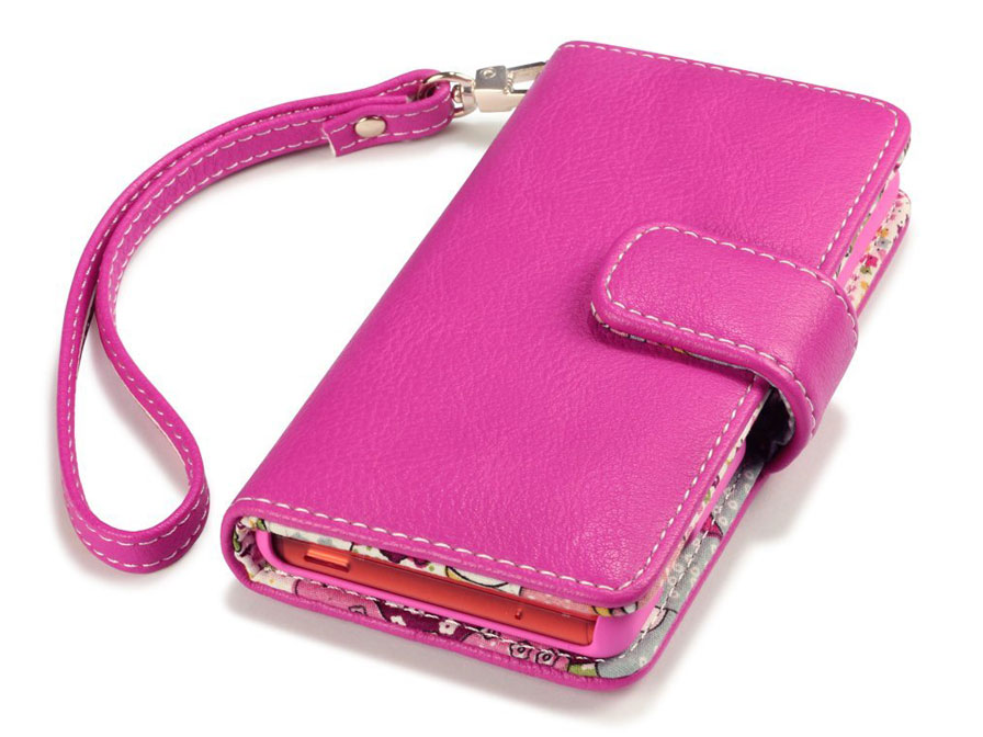 CaseBoutique Lily Wallet Case - Sony Xperia Z3 Compact hoesje