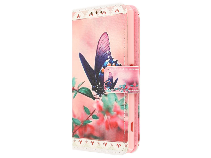Butterfly Wallet Case - Sony Xperia Z3 Compact hoesje