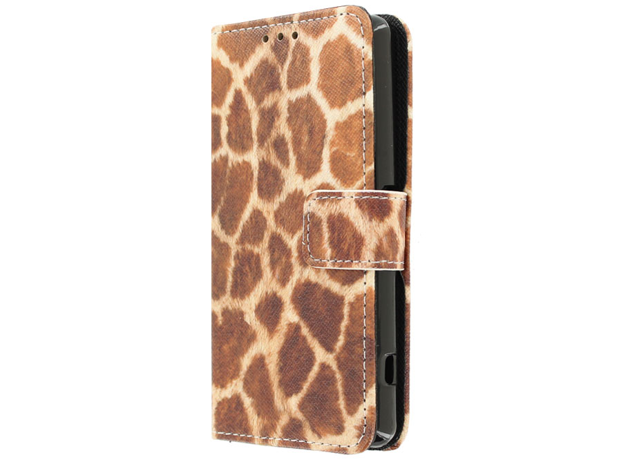 Giraffe Wallet Case - Sony Xperia Z3 Compact hoesje